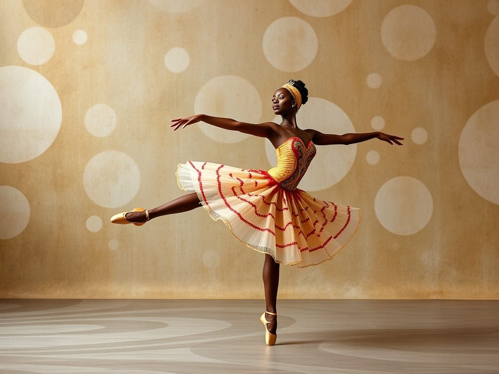 Elegant African Ballerina