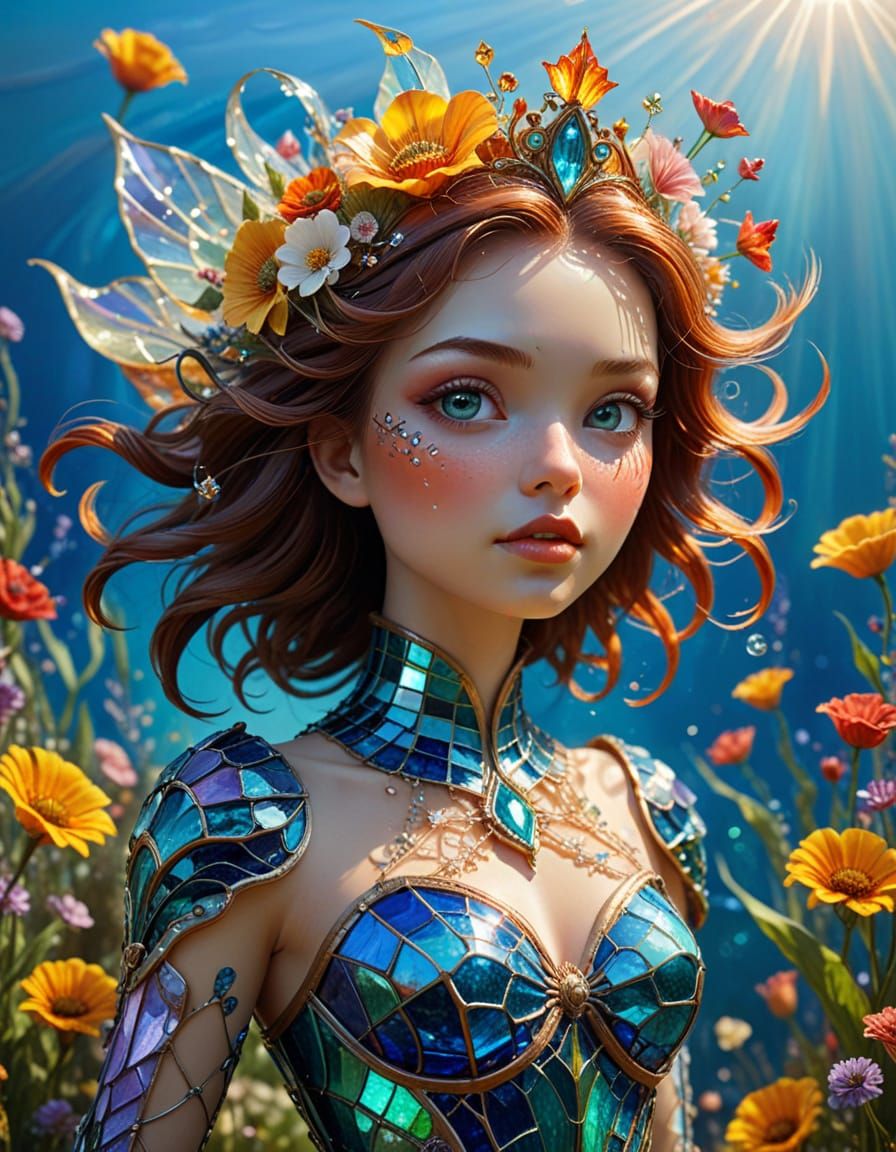 Shimmering Glass Dresses and Wearable Sculptures