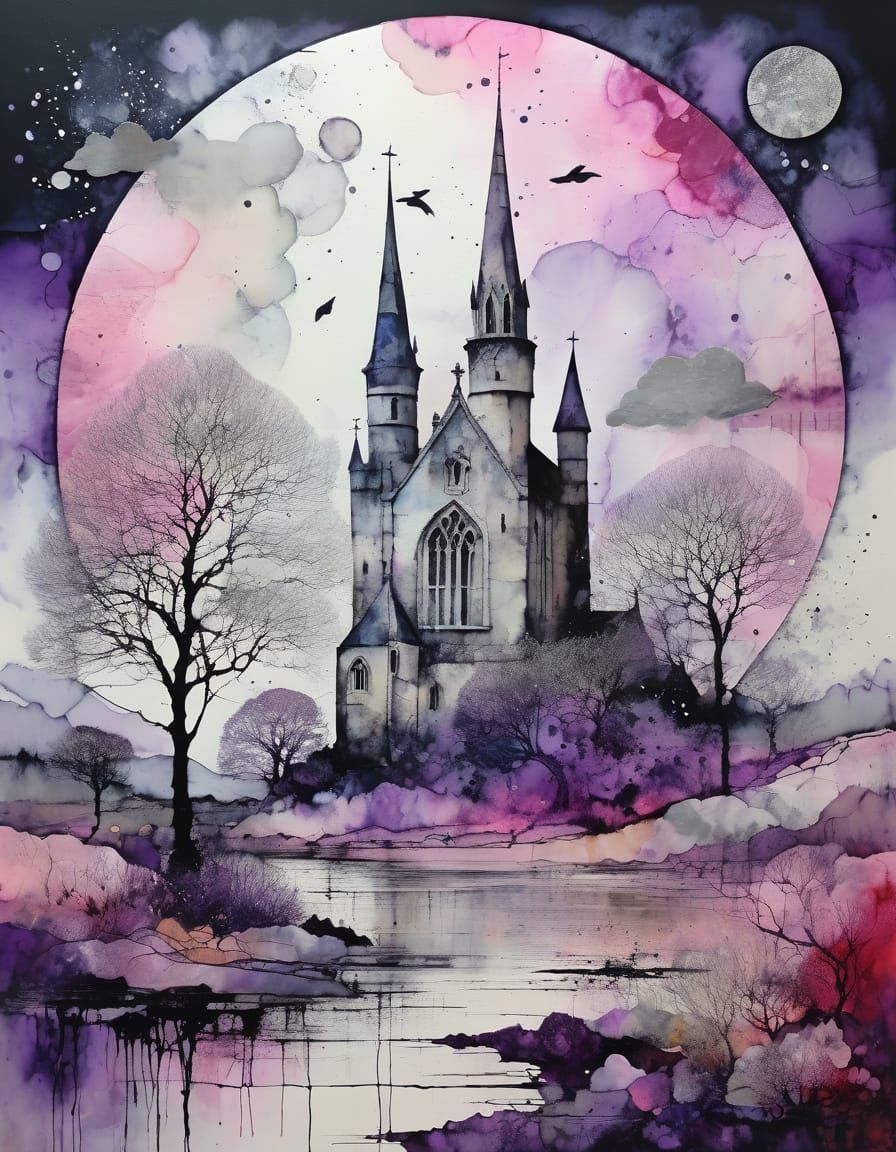 Pastel Hues Emanate from an Encaustic Masterpiece in a Whims...