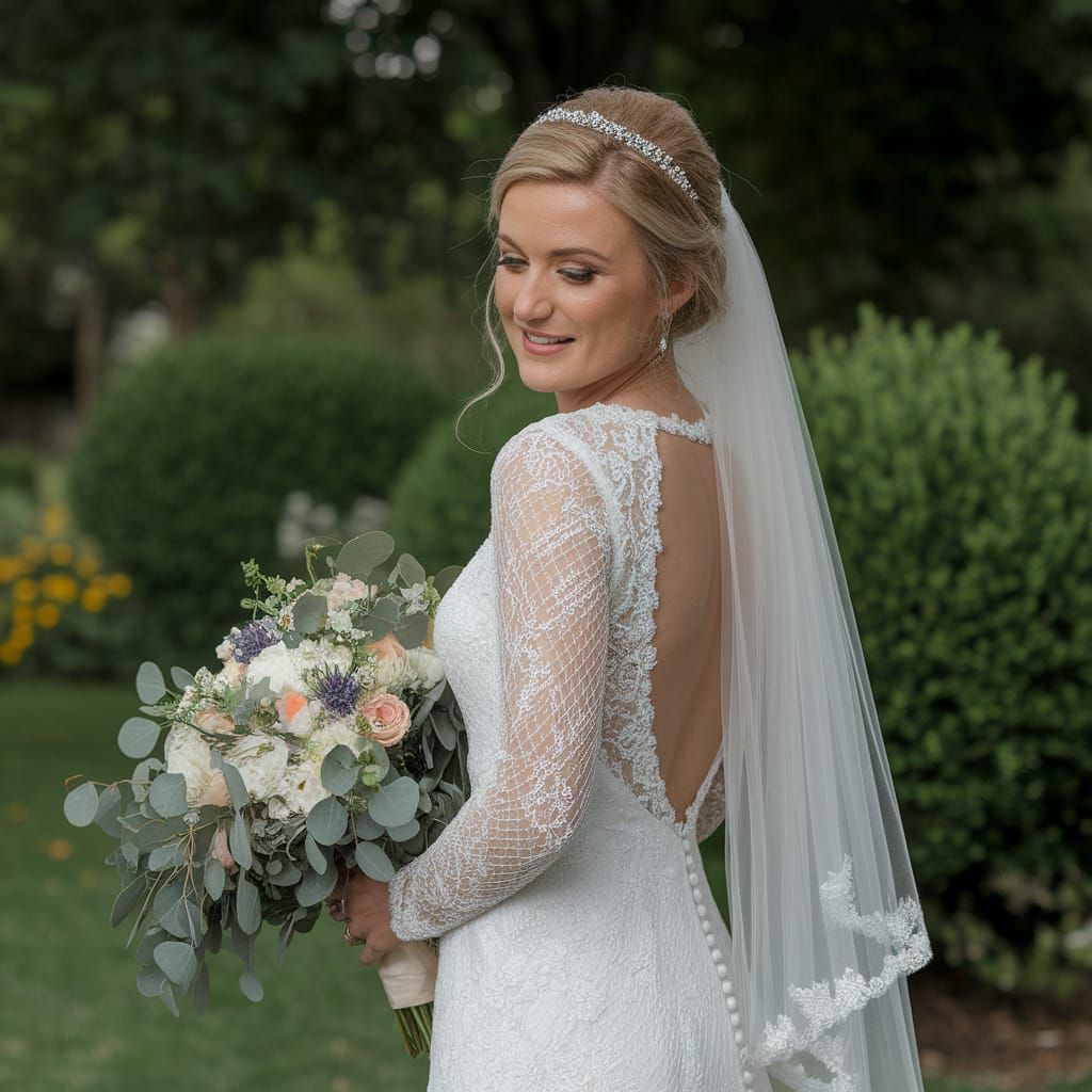 AI-Generated Image of a Bride