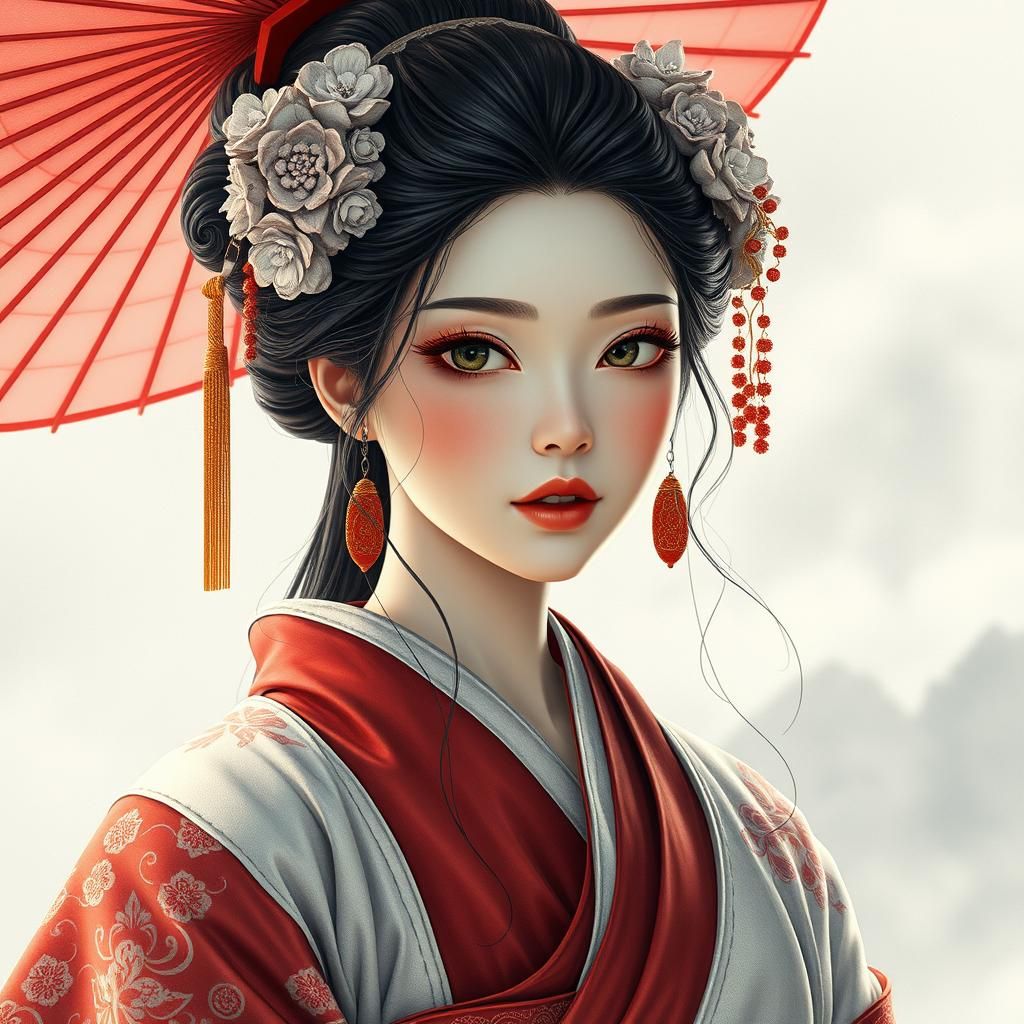 Realistic Japanese Goddess in Stunning UHD Detail