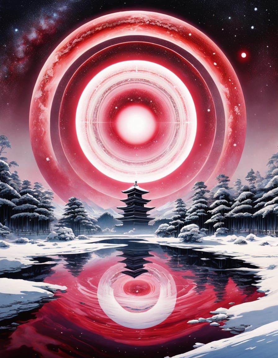 post-apocalyptic, cryptic, glassy reflections