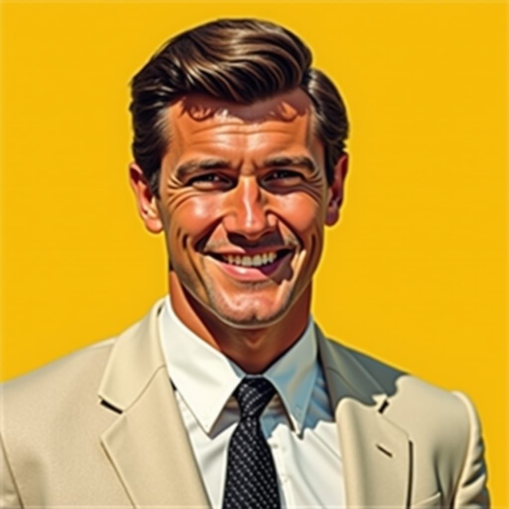 Charismatic Steve McQueen in Hyper Realistic Portrait