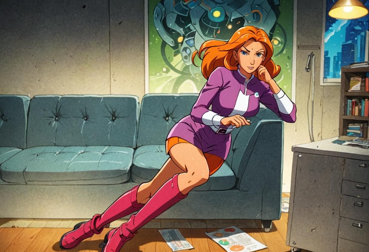 Cel-Shaded Anime Heroine Masters Espionage in Studio-Trigger...