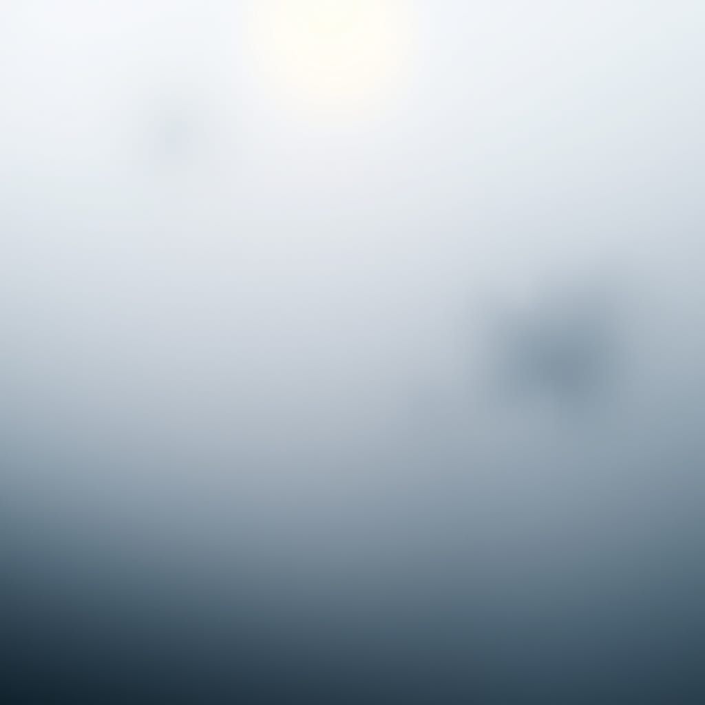 Eerie Mist Landscape in Soft Focus