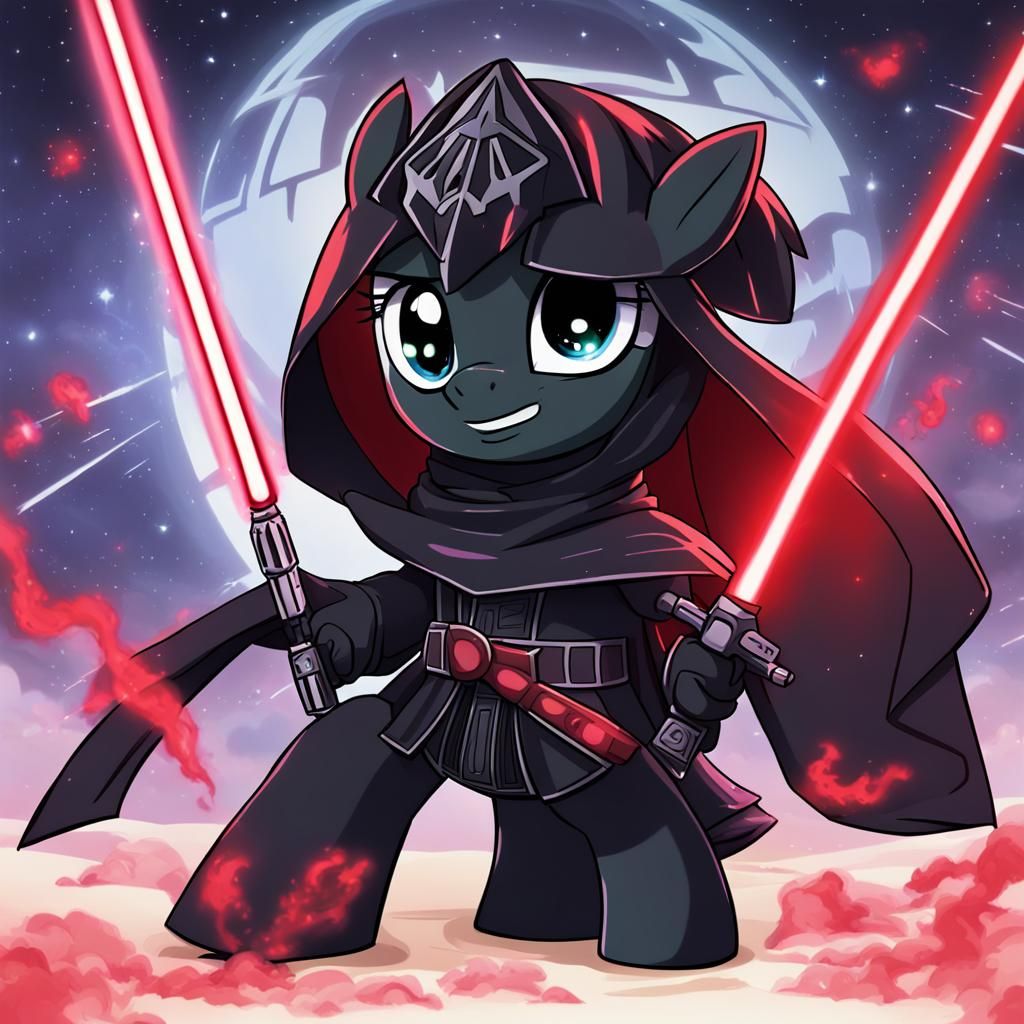 My Little Pony Sith in Dark Jedi Armor