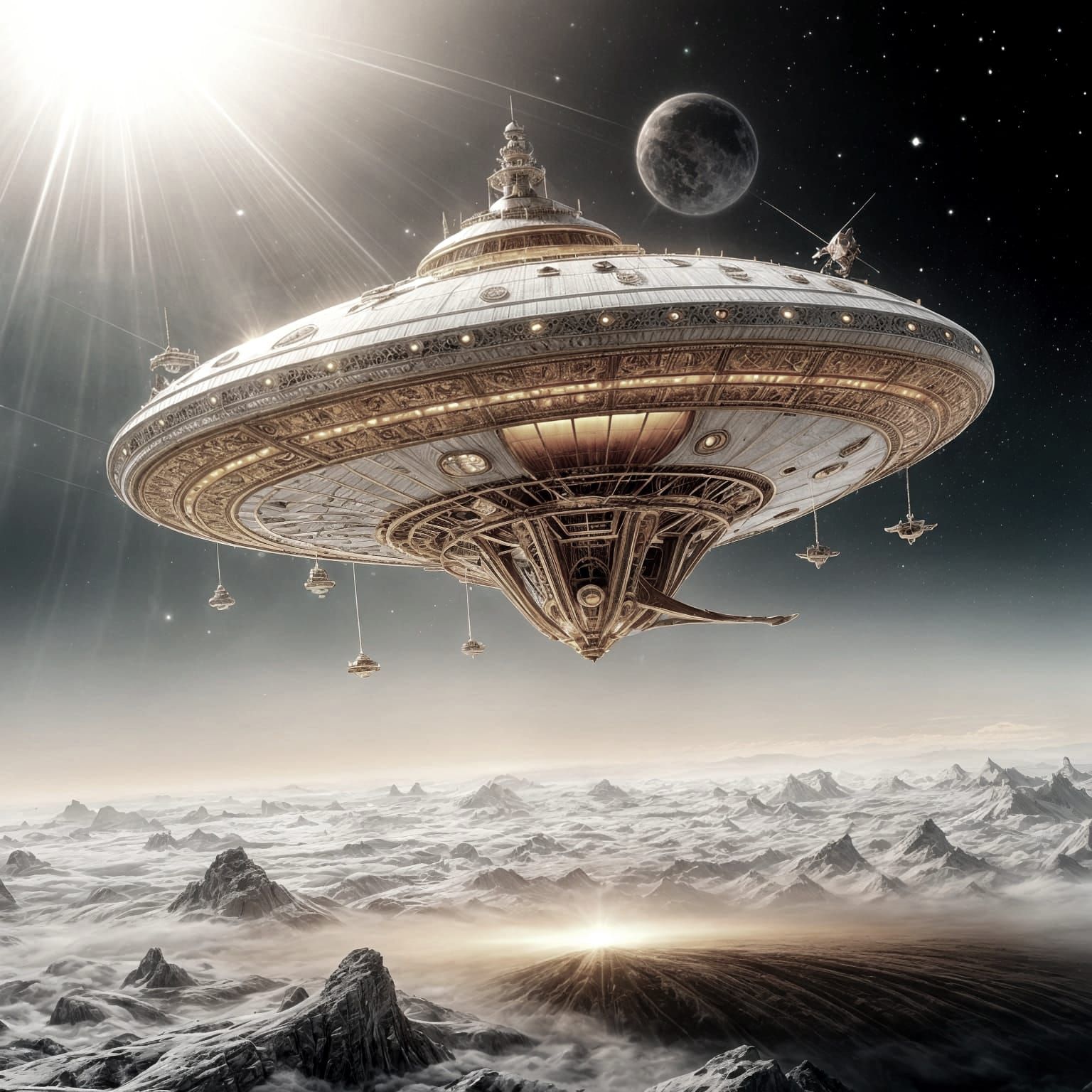 Eerie Spaceship: Natural Photography in High Resolution