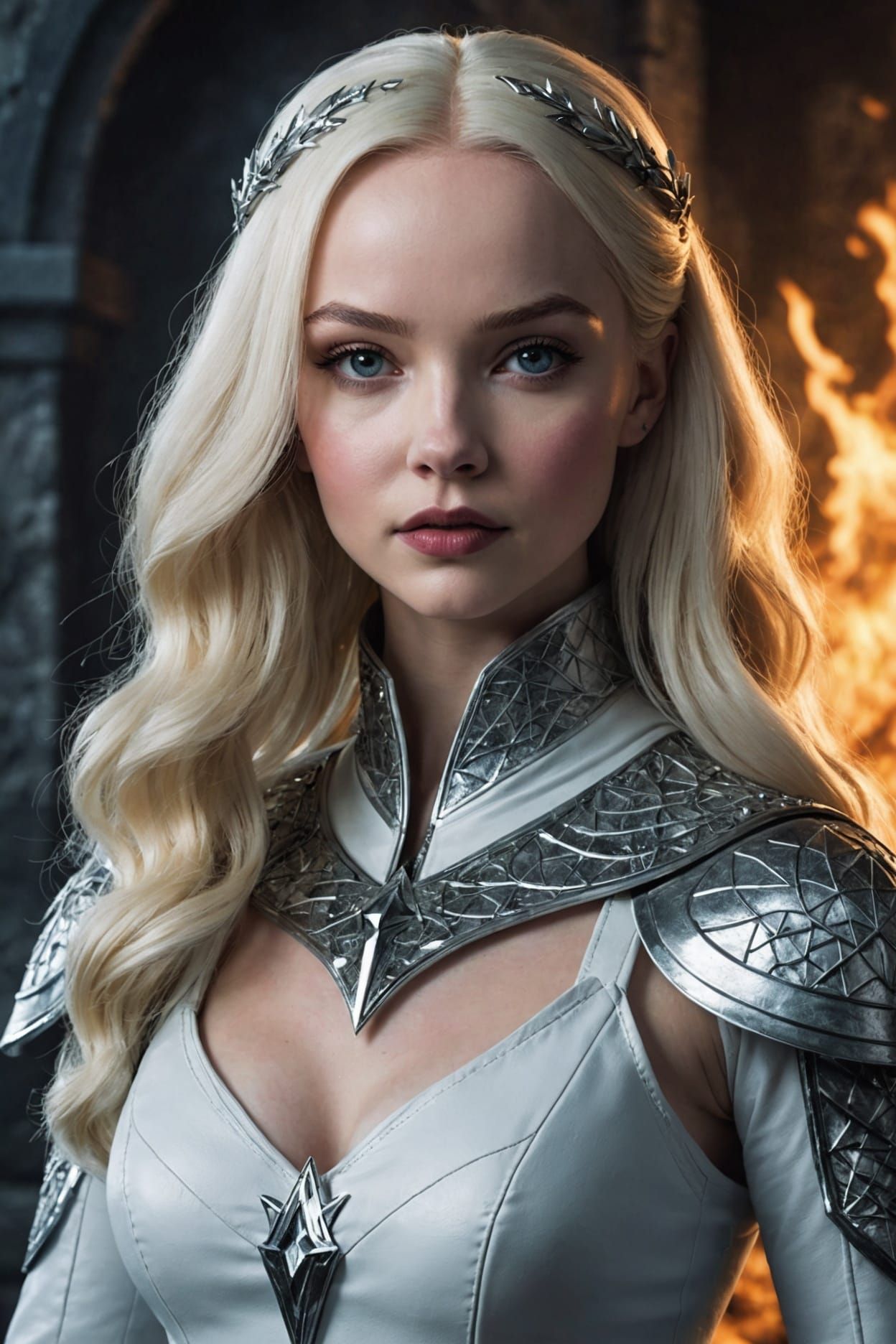 Dove Cameron as Emma Frost in Cinematic Marvel X-Men Portrai...