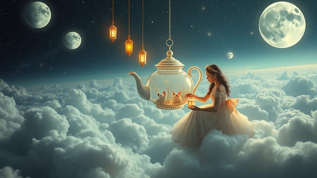 Ethereal Tea Party in a Spacecore Galaxy