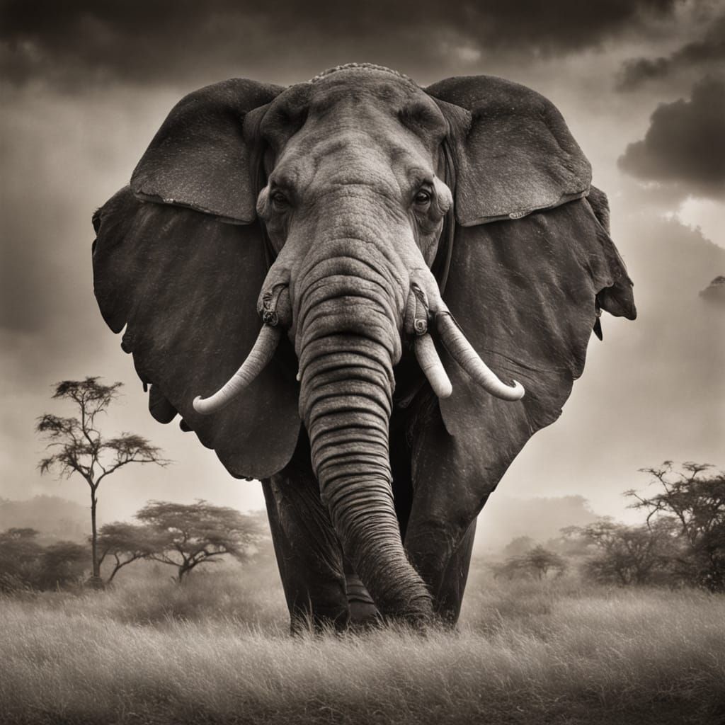 Striking Wildlife Photography in Nick Brandt Style
