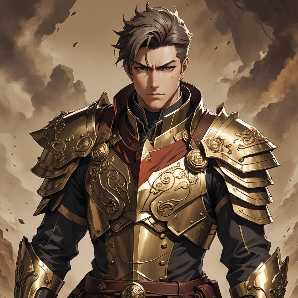 Sepia Anime War General Concept Art