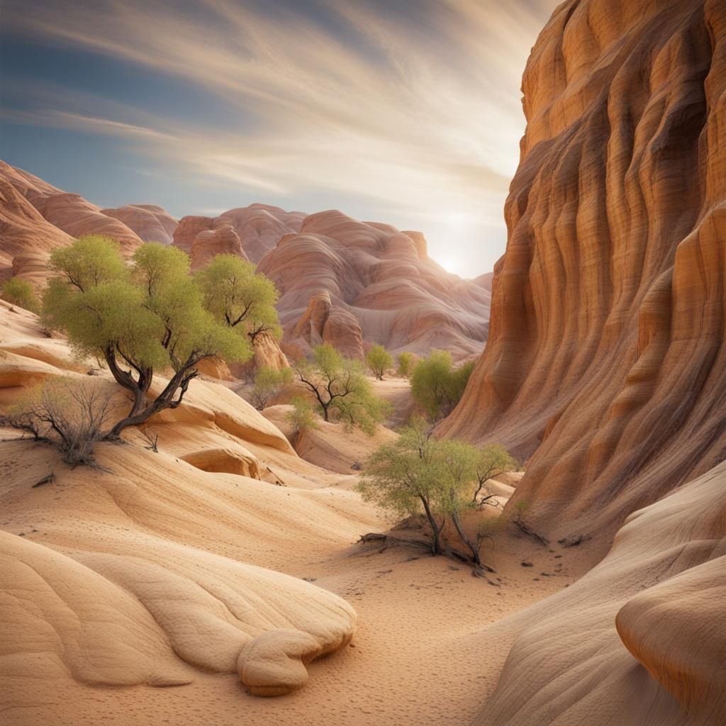 Sandy canyon