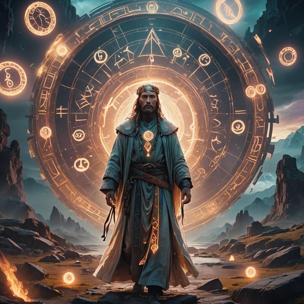 Ethereal Mystic in a Fauvist Dreamscape