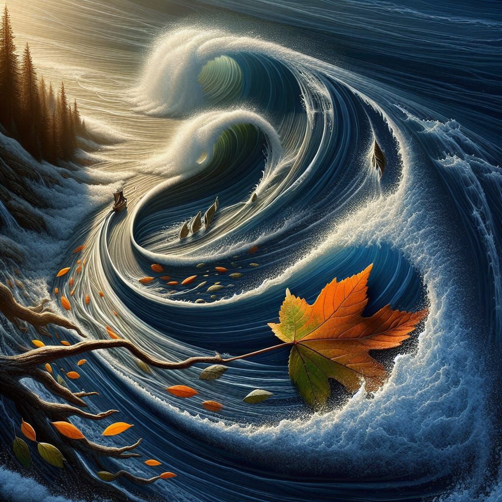 Autumn Leaf Embarks on a Journey to the Endless Sea