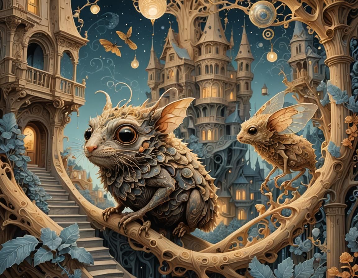 Ethereal Portraits in Surrealist Dreamscapes