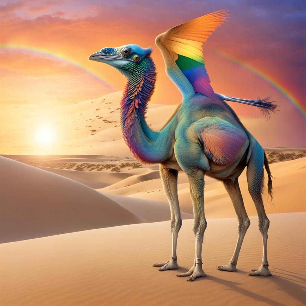 Rainbow Camel-Heron Chameleon