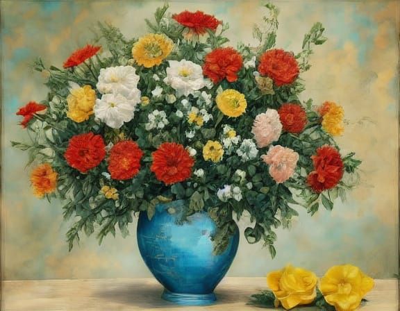 Steampunk Flowers in a Vintage Style