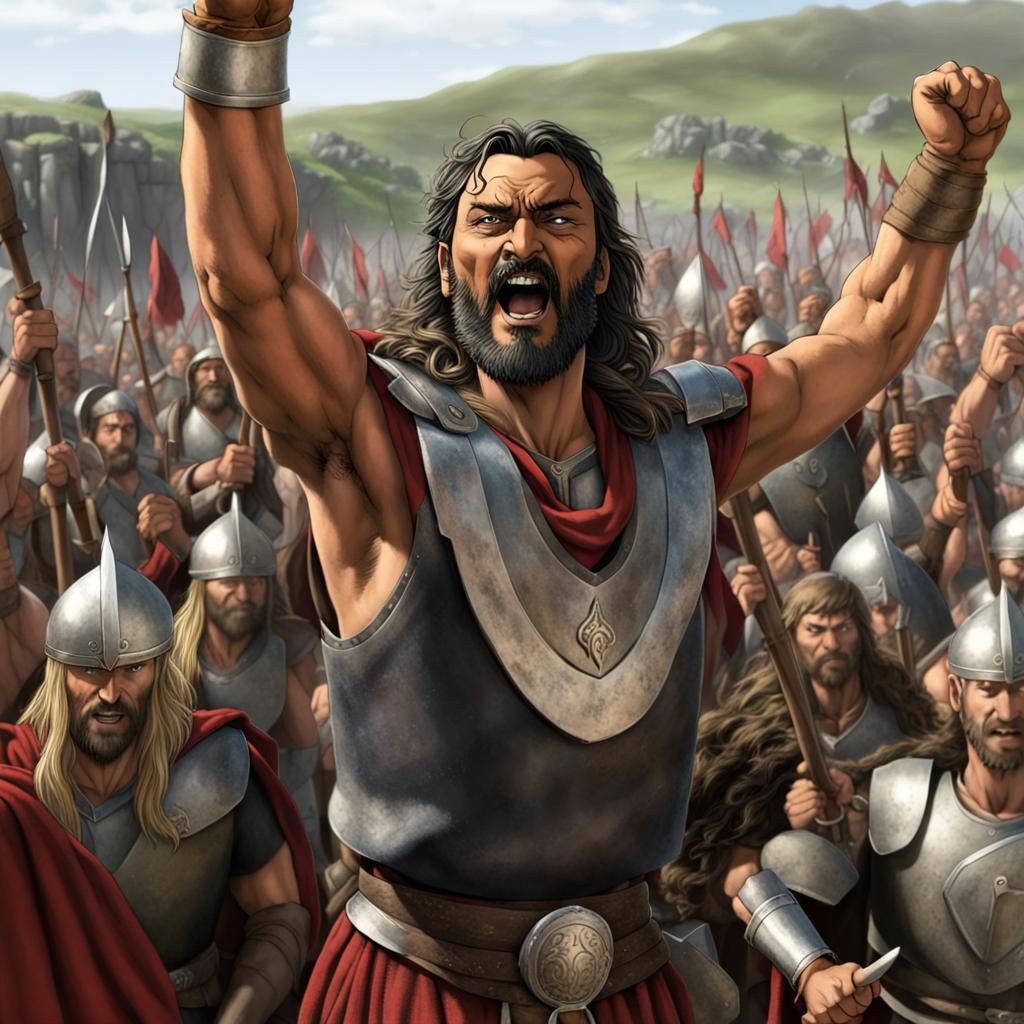 Thorgal in Victory Pose