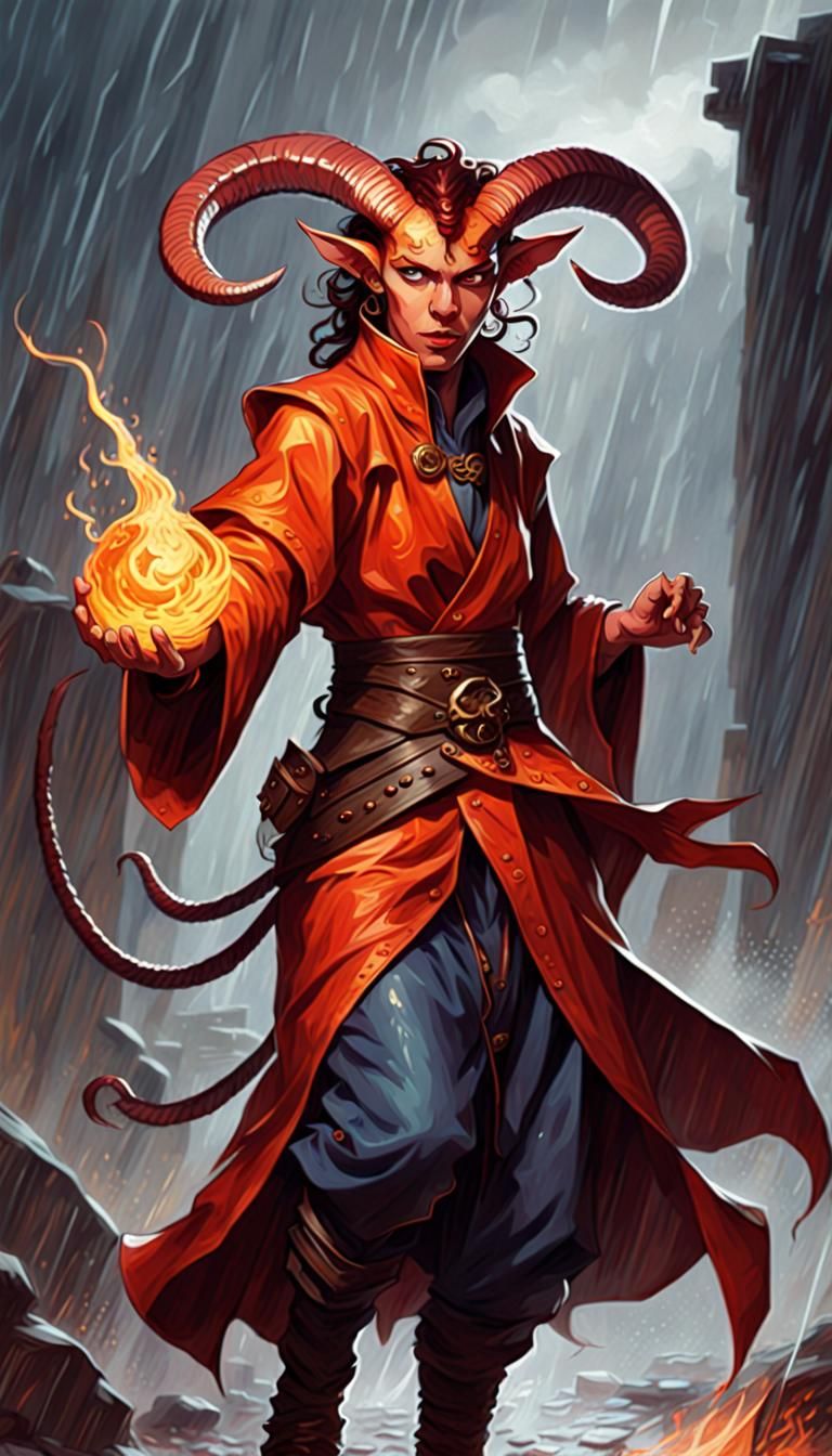 Tiefling mage