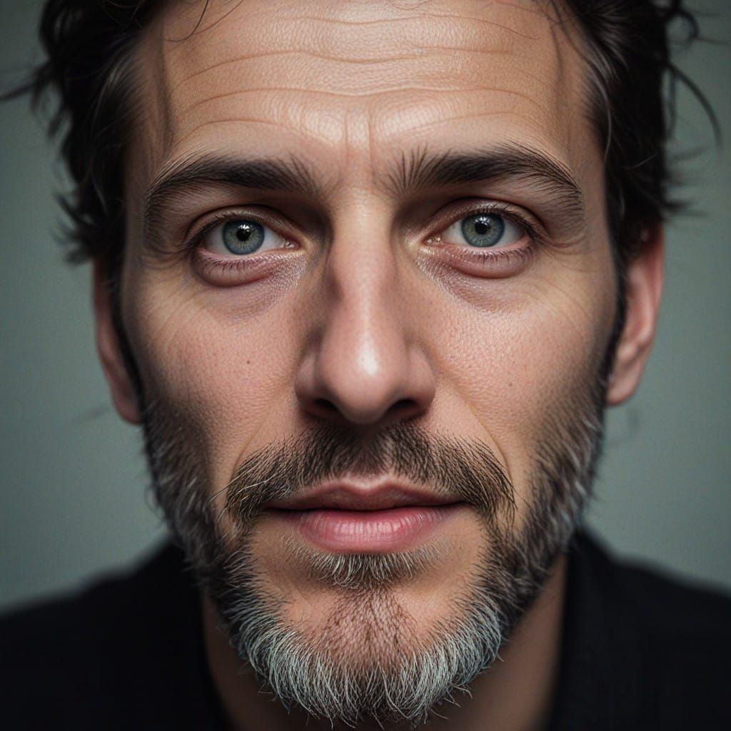 Mysterious Stranger with Secrets and Sinister Smile