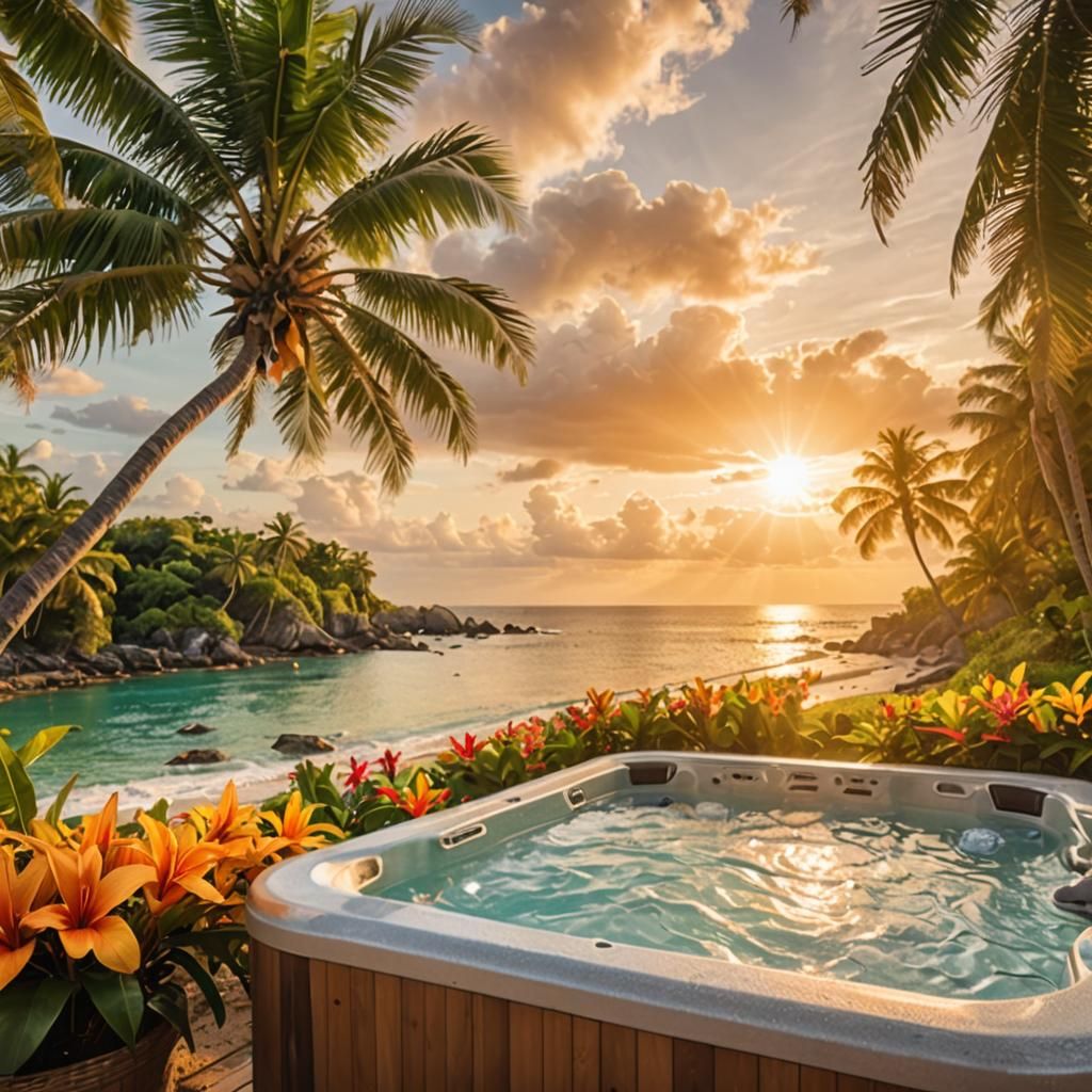 Island Oasis Sunset Retreat