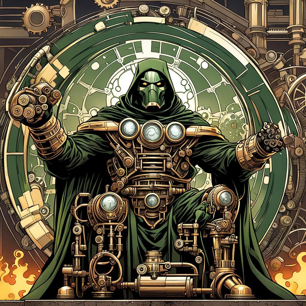 Steampunk Doctor Doom Mastermind