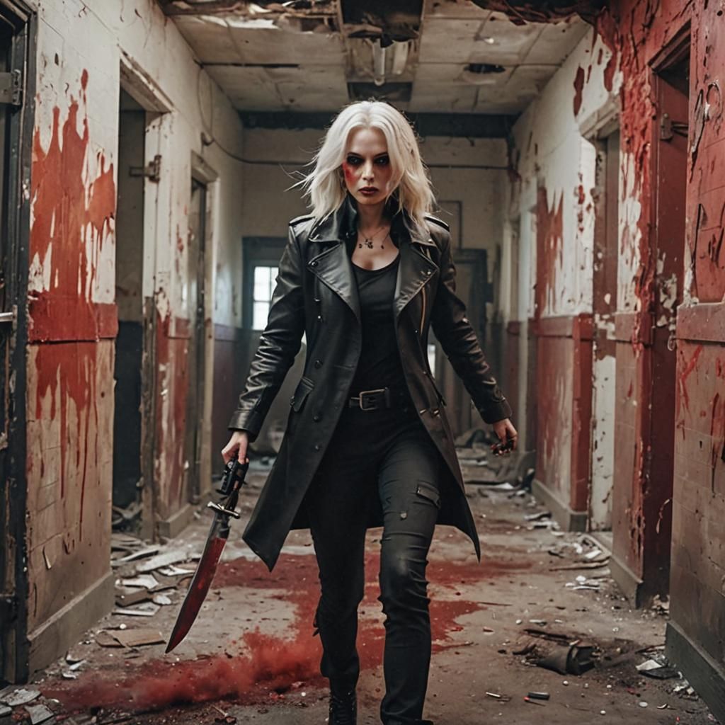 Androgynous Special Agent in Cinematic Film Noir