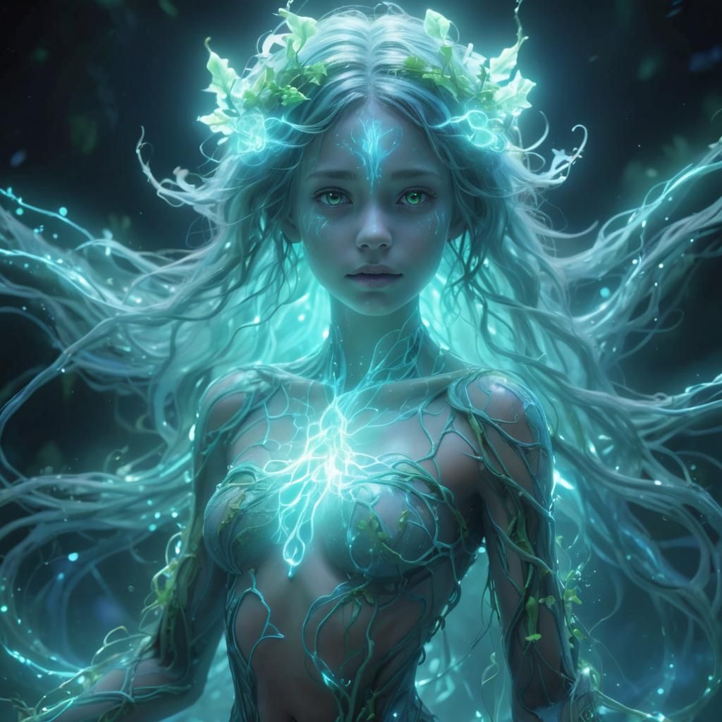 Ethereal Child Transforms into Mystical Being