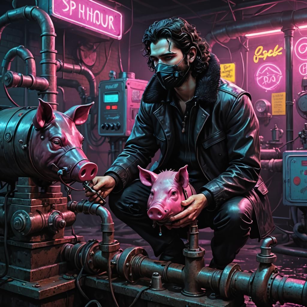 John Snow in Retro Lab Attire