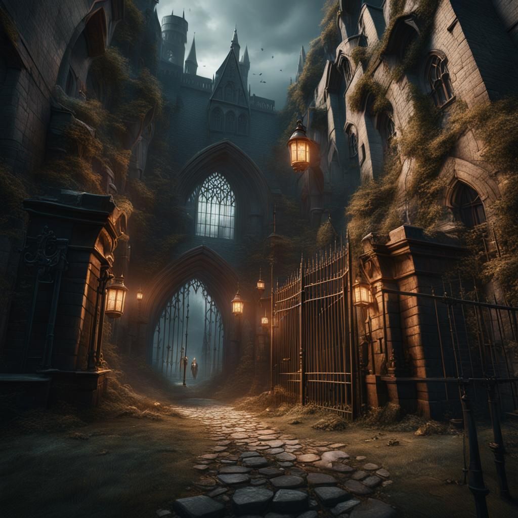 Harry Potter in a Dark Fantasy Prison