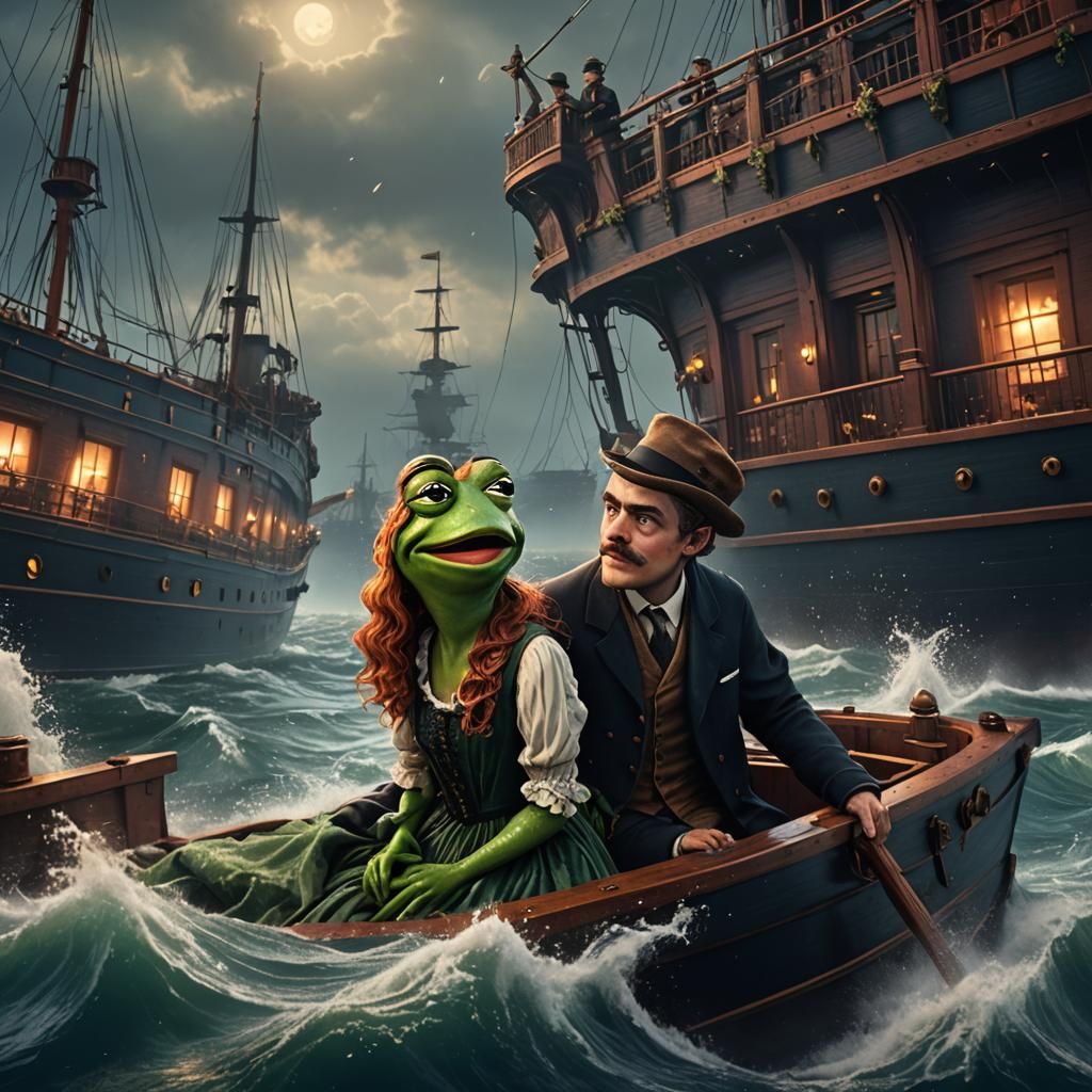 Pepe the Frog's Titanic Sinking Moment with Jack Dawson and....