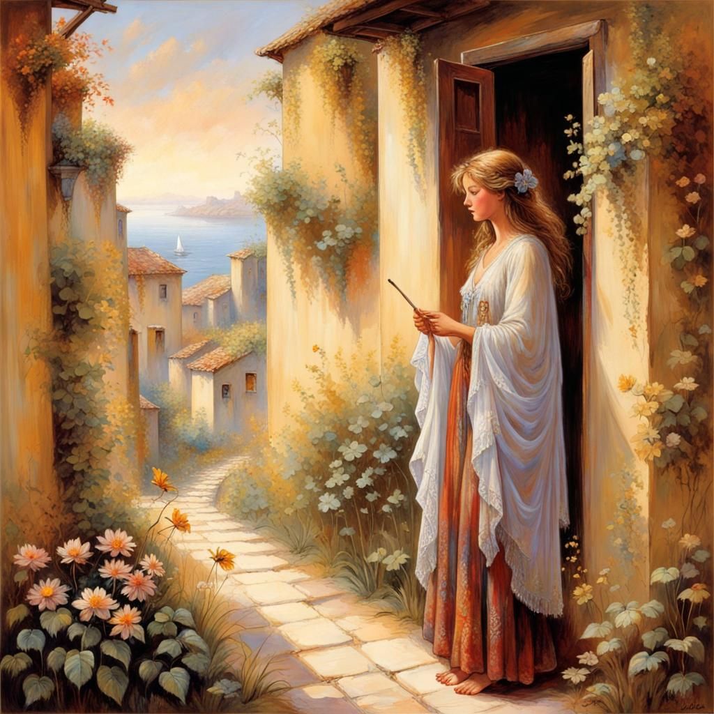 Serene Reflection in a Quiet Moment