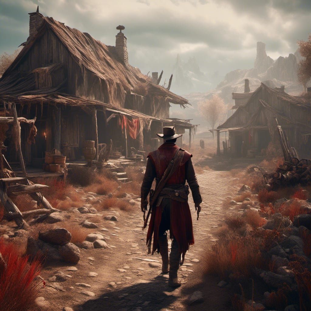 Epic Ranger Enters Macabre Wild West Village