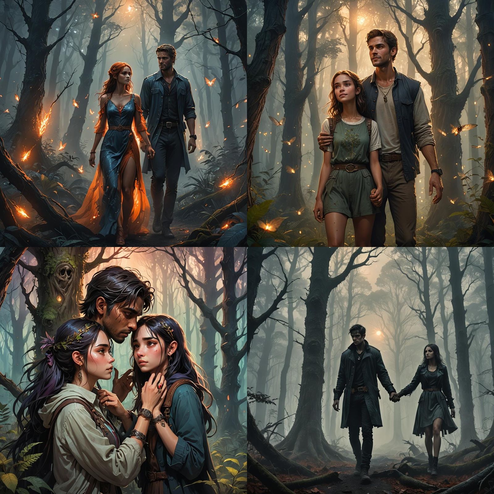 Seductive Deception in a Fantastical Forest