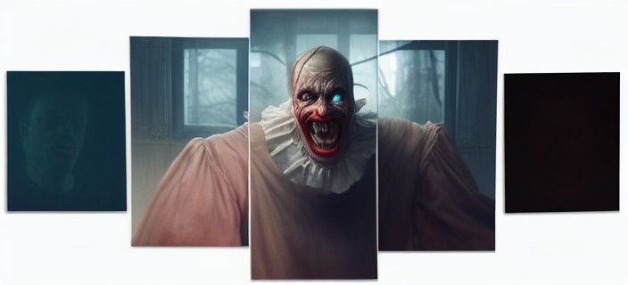 Sinister Academic Portrait in the Style of Impressionism