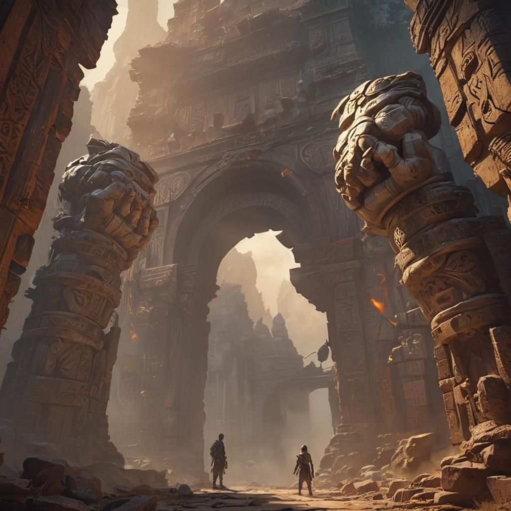 Goro in Ancient, Mystical Ruins