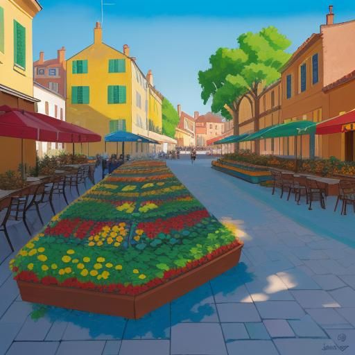 Vibrant Summer Still Life in Fauvist Style