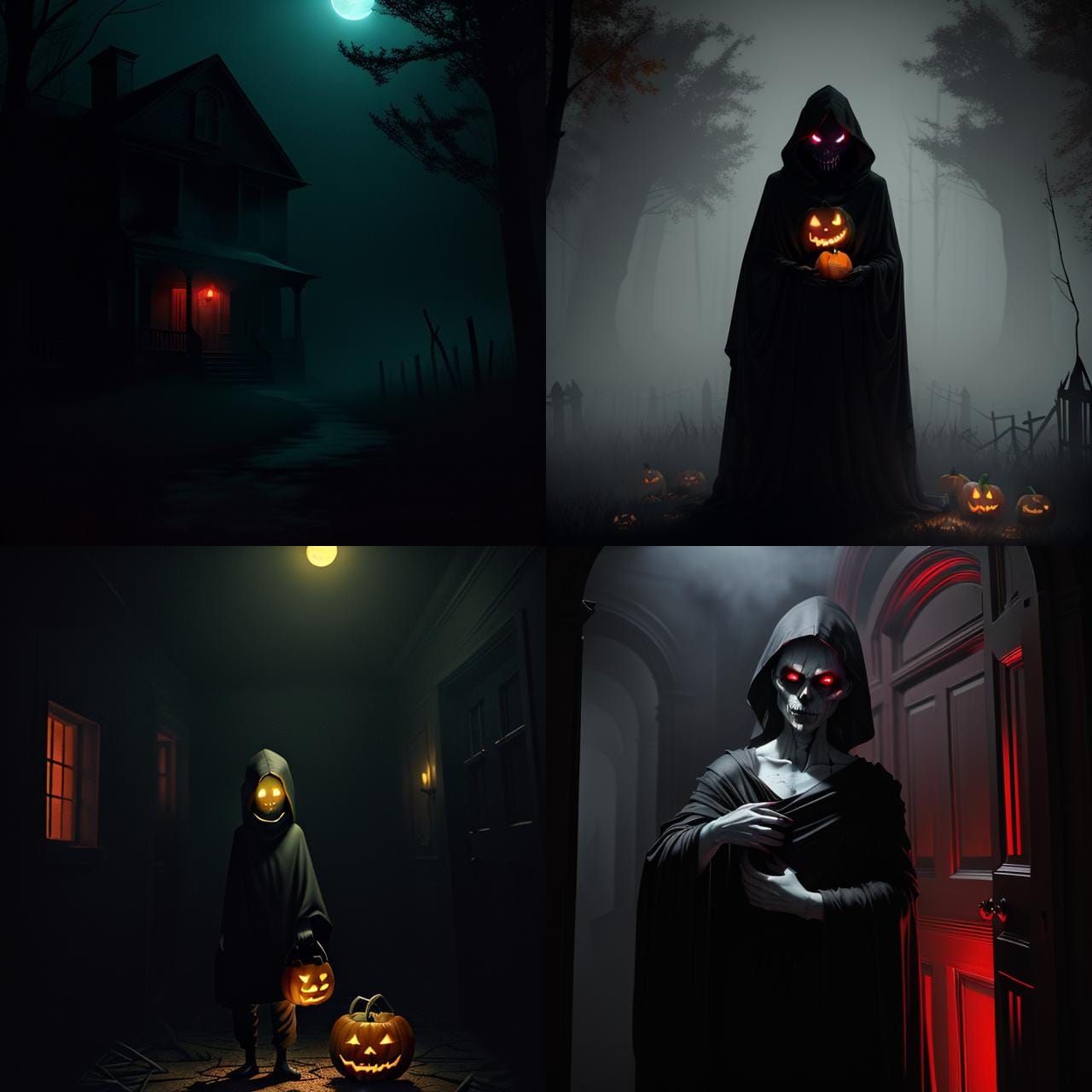 Creepypasta-Style Ghostly Trick-or-Treater