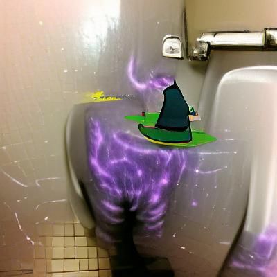 Mischievous Sorcerer Relieves Himself