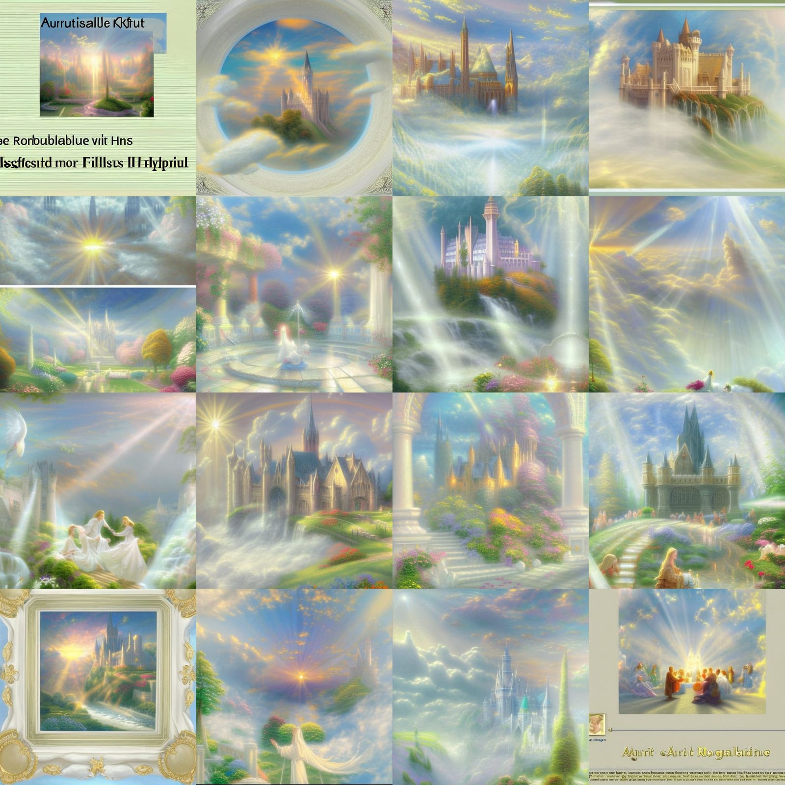 Sacred Roundtable of Excalibur in Ethereal Sunshine