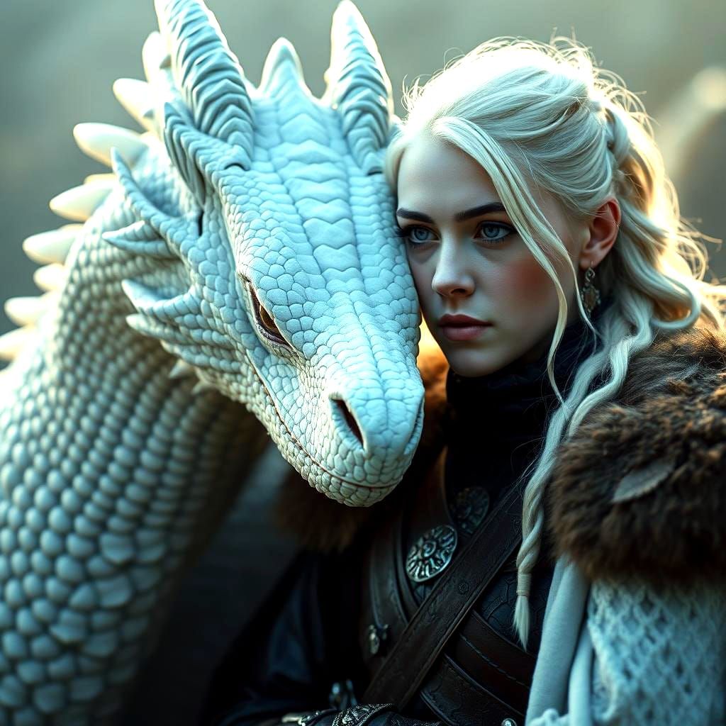 Albino Dragon Befriends Reclusive Viking Leader in Cinematic...
