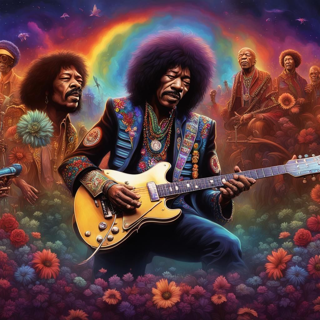 psychedelic Rockstar Realm Unveiled in 8K