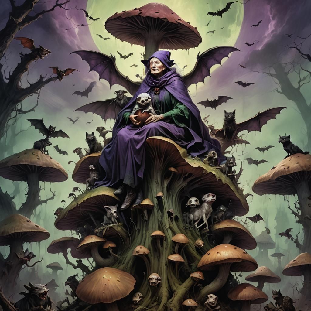 Dark Fantasy Vampire Elders Reign Supreme in Earthy Hues