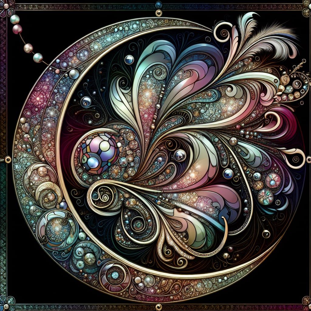 Majestic Glassware Embodies Art Nouveau Elegance