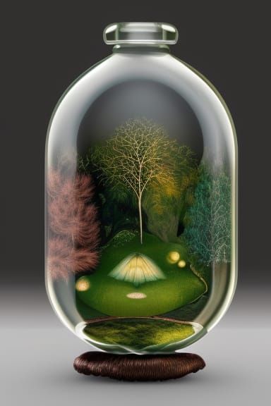 Enchanted Forest: Dreamlike Surreal Illustration