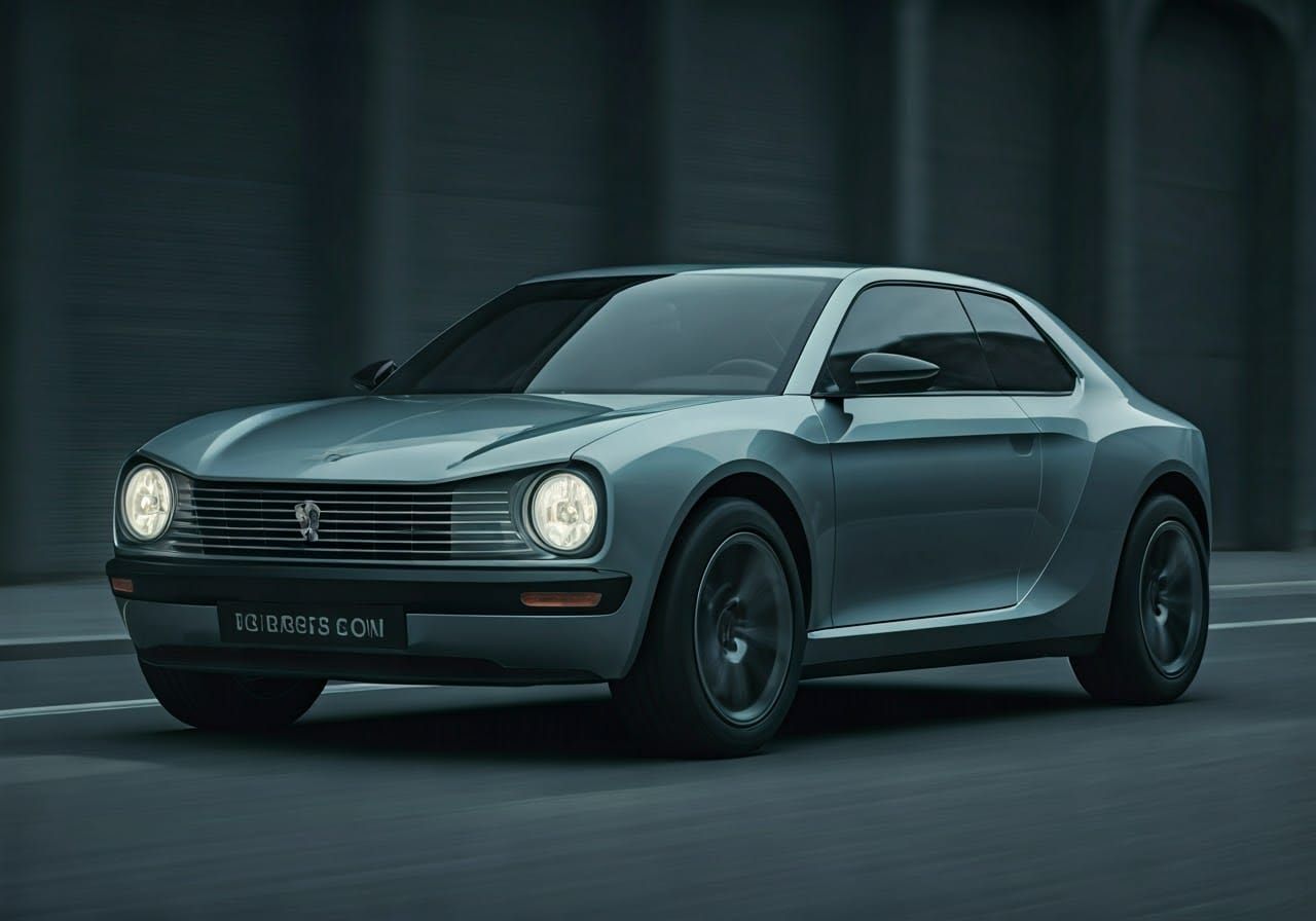 Surreal 2025 Peugeot 104 Concept in Besançon Daylight