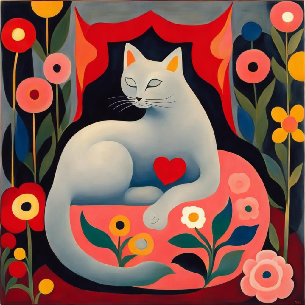 Whimsical Dada Collage in Organic Style