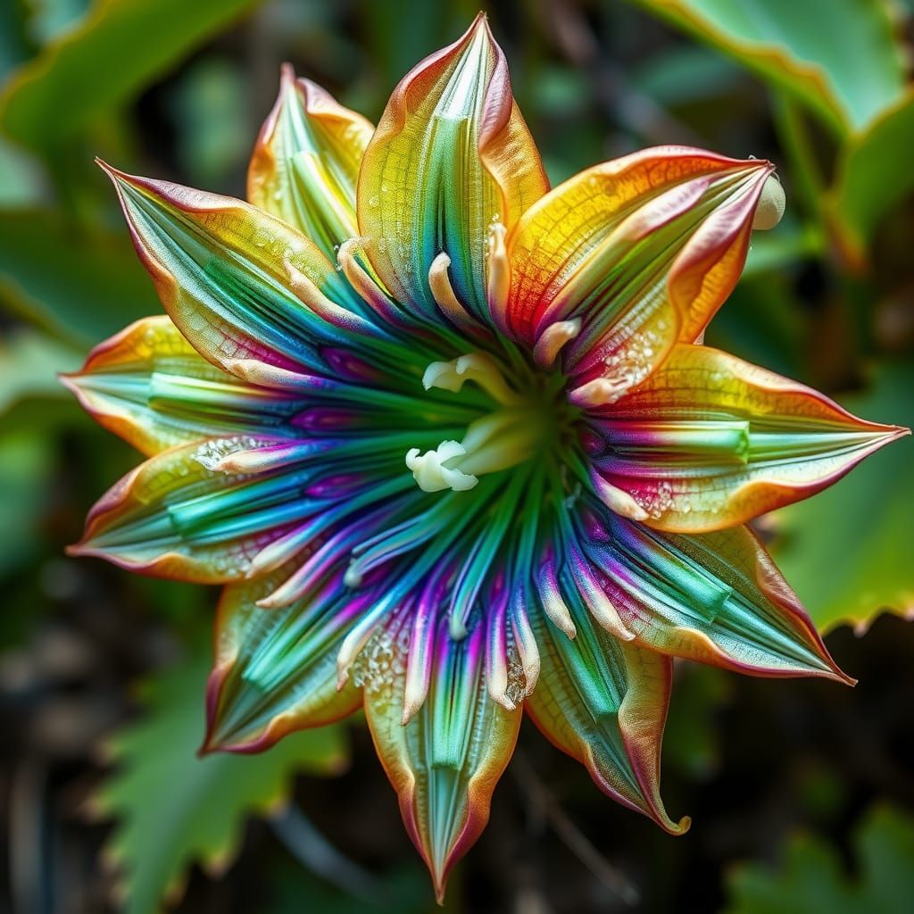 Ethereal Crystal Carnivorous Alien Bloom