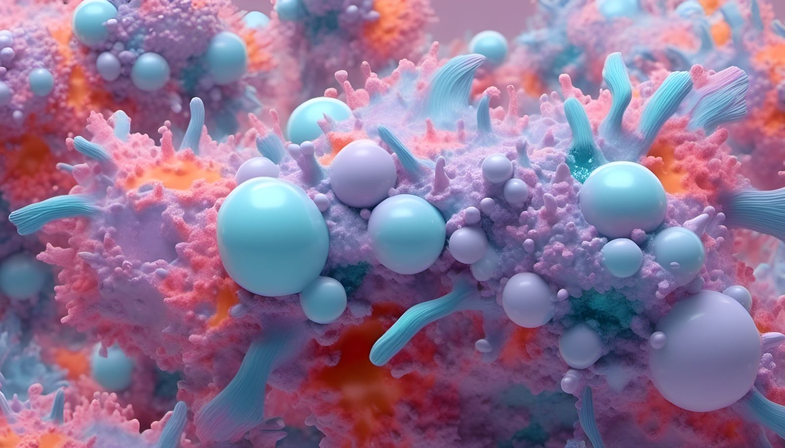 Pastel Dreamscapes: Whimsical 3D Fractal Landscapes