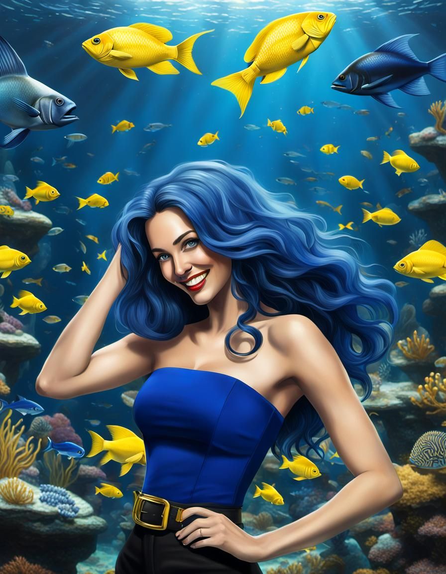 Dory As A Human From Finding Nemo (Version 3)